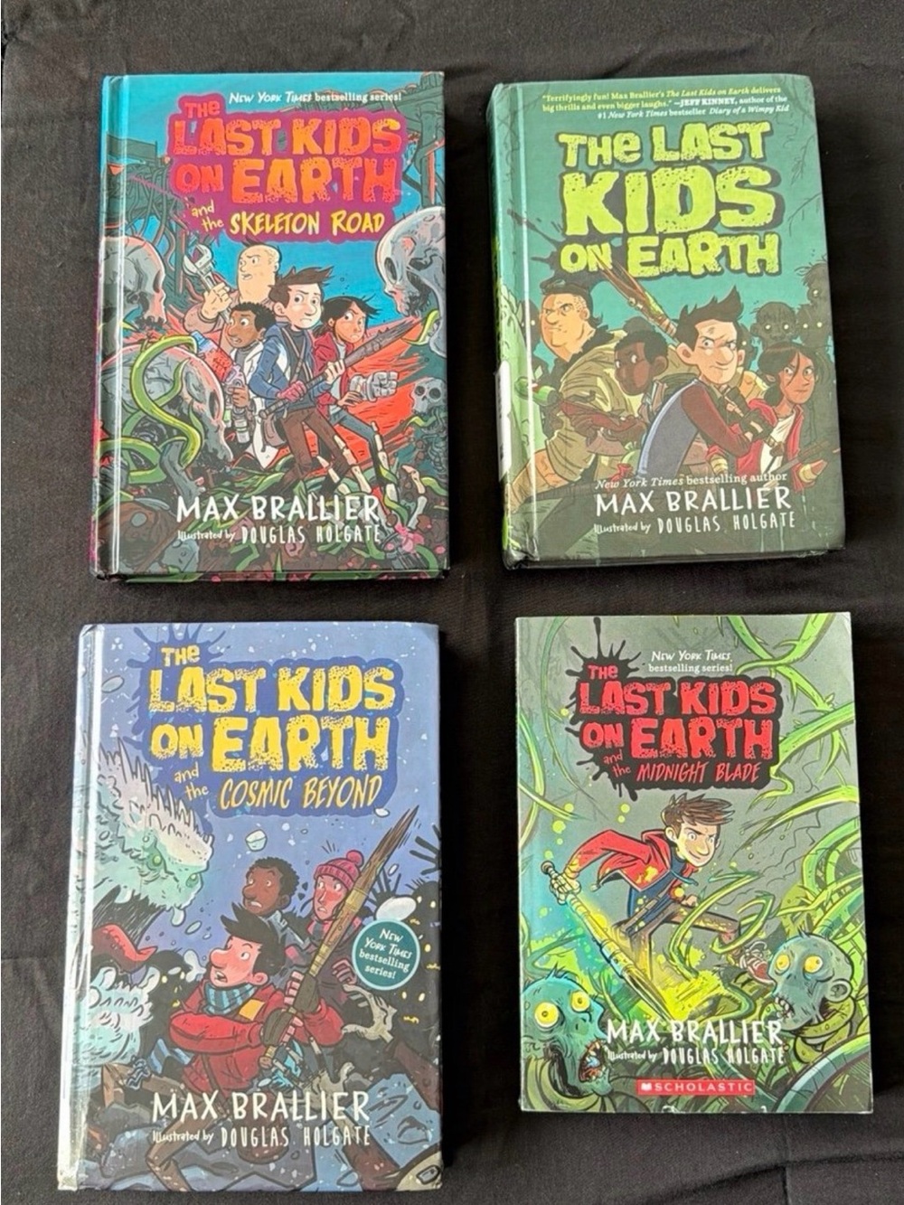 Rallier The Last Kids on Earth Hardcover Set - Green, Blue, Red, Teal Covers